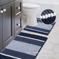 Striped Pattern Chenille Bathroom Rugs